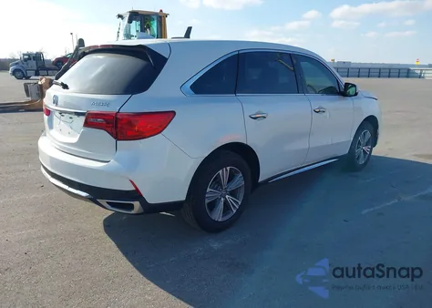 2020 Acura Mdx Standard from USA, damaged, VIN 5J8YD3H30LL009941